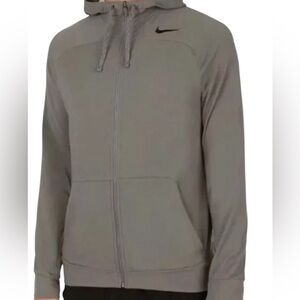 NIKE Men’s Dri Fit Full Zip Hooded Jacket Army Green‎ Size L